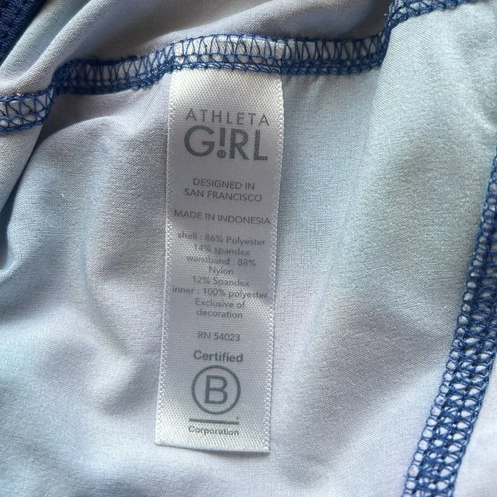 ATHLETA Girl Shorts Sz XXL 16 RECORD BREAKER Pockets 2.0 Athletic Running NICE!